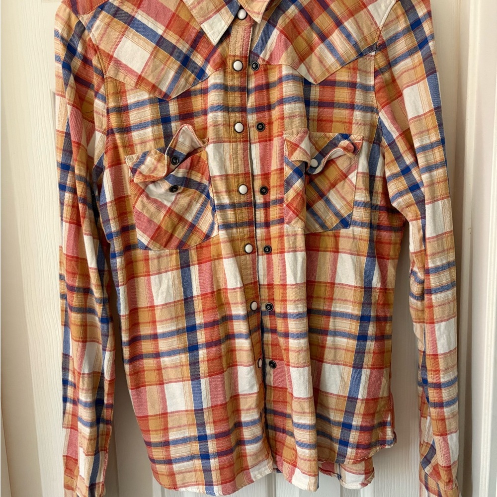 Rank 45 Plaid Button-Up Shirt